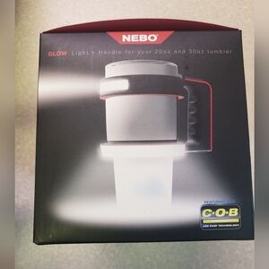 Nebo Glow Light & Handle For 20 & 30 Oz Tumblers NEW